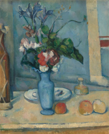 青い花瓶<br>1889-90年<br>油彩、カンヴァス　61.0×50.0cm<br>オルセー美術館